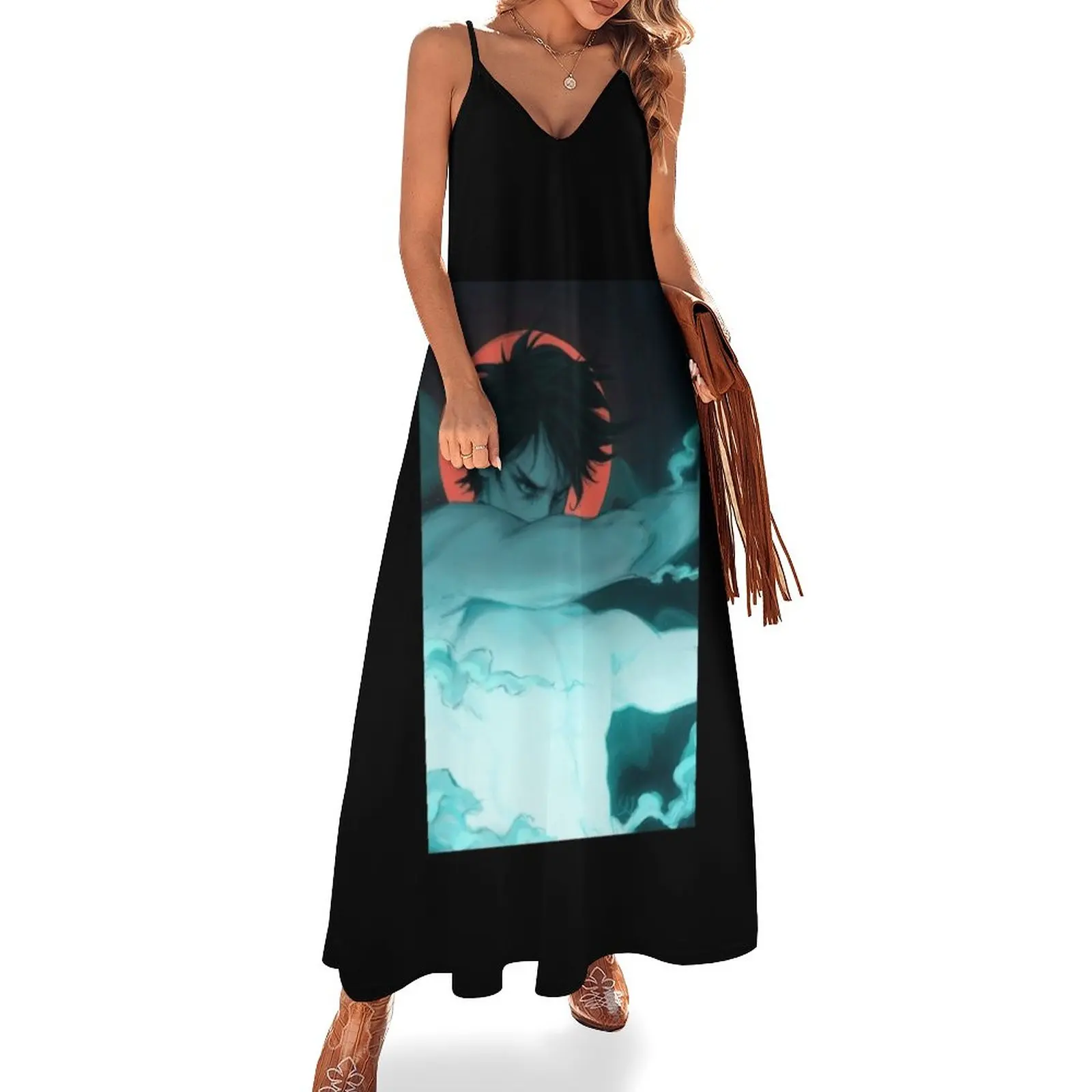 

The Sandman Moon Night Sleeveless Dress Evening gown Beachwear