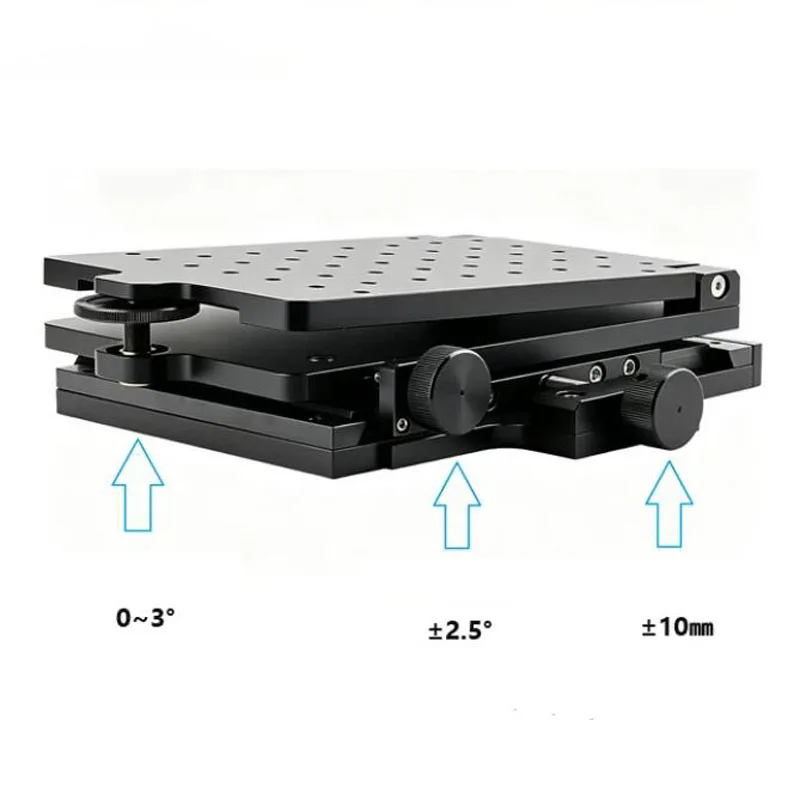 BTMS402 Manual 3-Axis Adjustment Stage Precision Multi-Axis Slide Platform Optical Alignment ±10mm Load 20kg