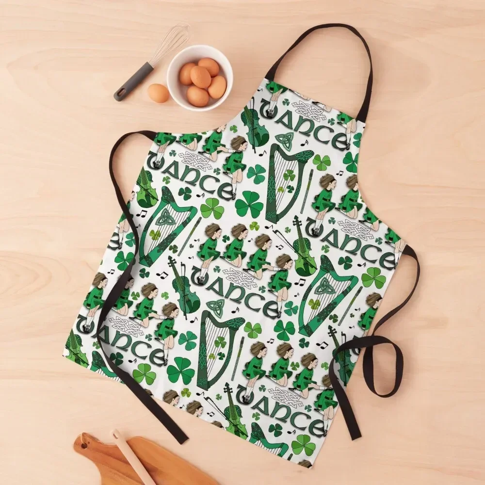 

Irish Dance Apron restaurant accessories Kitchen Man beauty master innovative kitchen and home items Apron