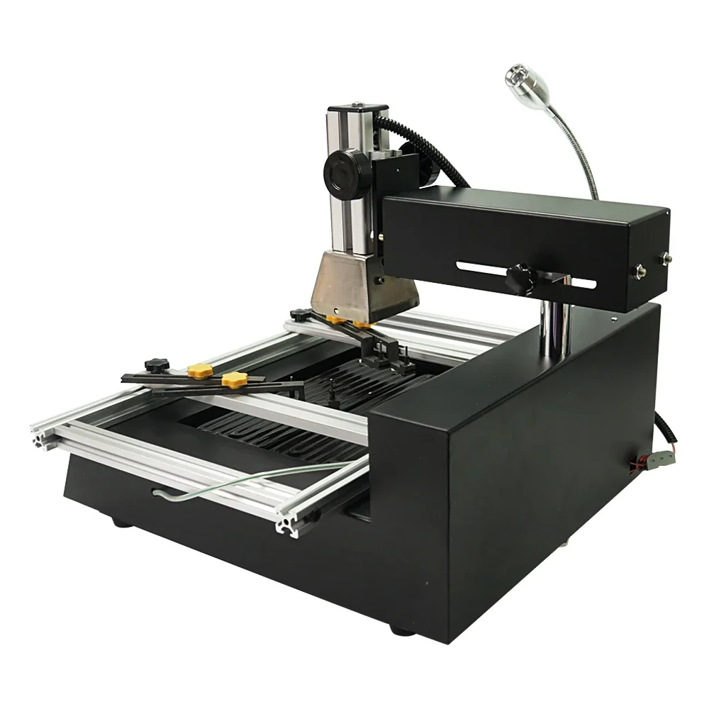 

LY M770 220V Two Heat Zones Manual Operation Economic IR BGA Rework Station with 1900W for Soldering Desoldering PCB Mainboard