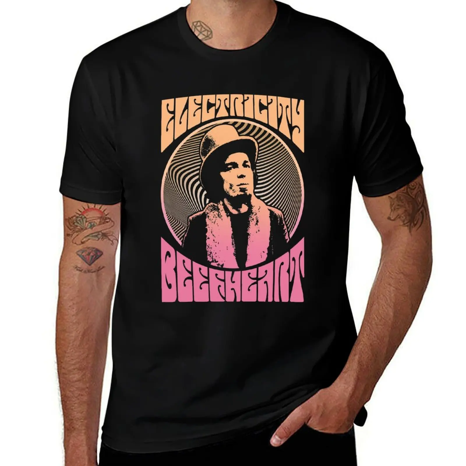 

Captain Beefheart Psychedelic Rock T-Shirt printed t shirts for man t shirts designer T-Shirt