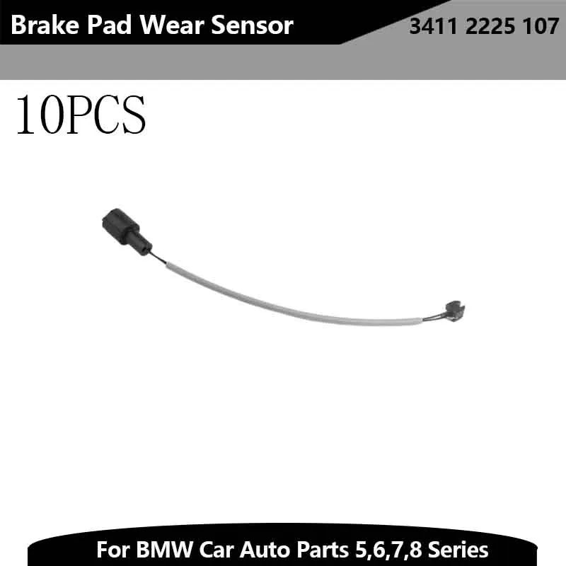 

Для BMW 5 серии E28 1980-1987 E34 1987-1995 10CS Датчик износа тормозных колодок 3411 2225 107 Датчик износа передней и задней 34112225107