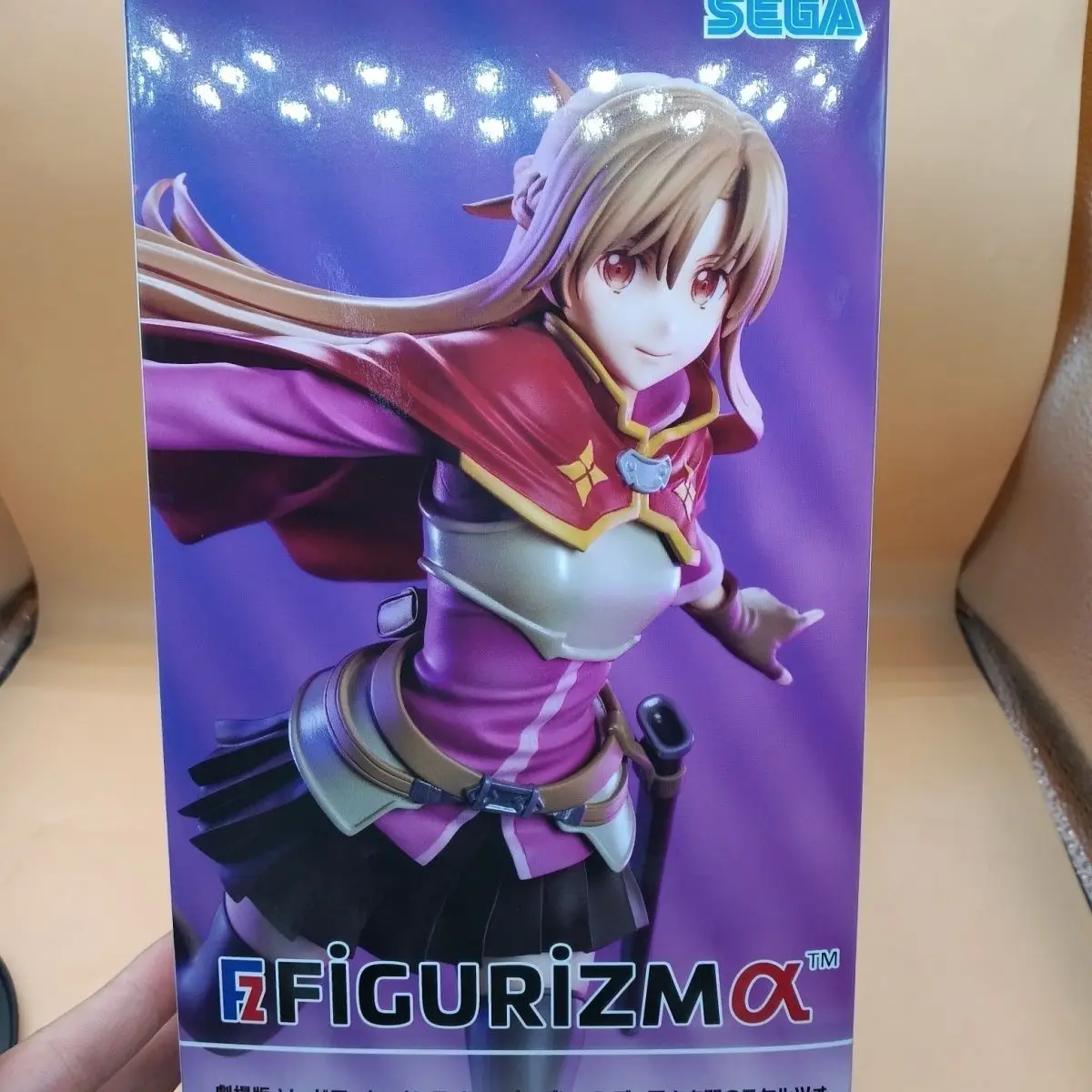 شخصية جائزة SEGA JP الأصلية FZ Sword Art Online Asuna Yuuki Tsumiki، ملصق ليزر أصلي/متوفر سريع، ABS #4