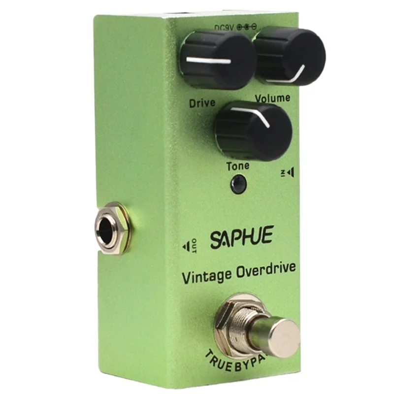 

AZZ-Guitar Effector Tuner Mini Guitar Effect Pedal Full Metal Shell with Reverb Delay Effects Mini Electric Guitar