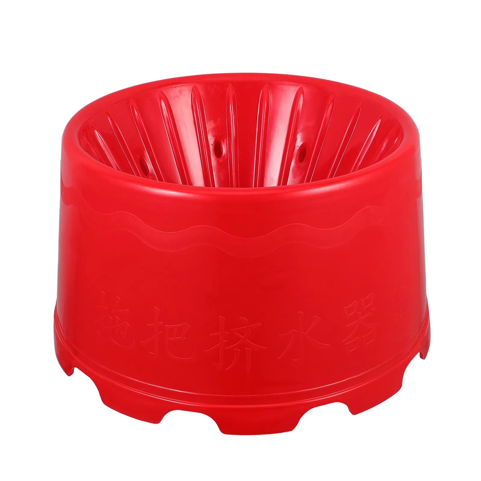

Portable Mop Squeeze Basket with Draining Holes Effortless Hand Press Design for Floors Walls Windows Space Saving Mop Cleaning