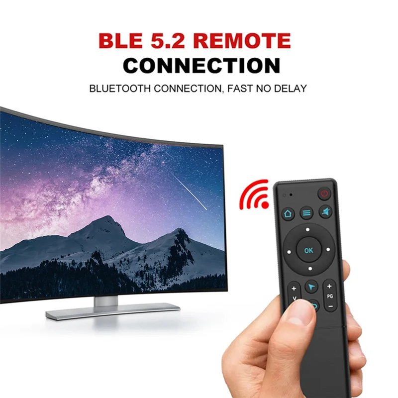 M5 Bluetooth 5.2 Air Mouse Afstandsbediening Draadloze infrarood leren Afstandsbediening voor Smart Home TV Box TV-projector