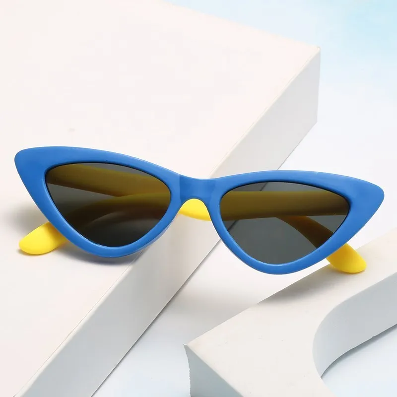 

Children Cat Eye Polarization glasses Kids Girls Boys Baby TR90 Subber Sunglass Retro Eyewear Polarization Sun Glasses For Kids