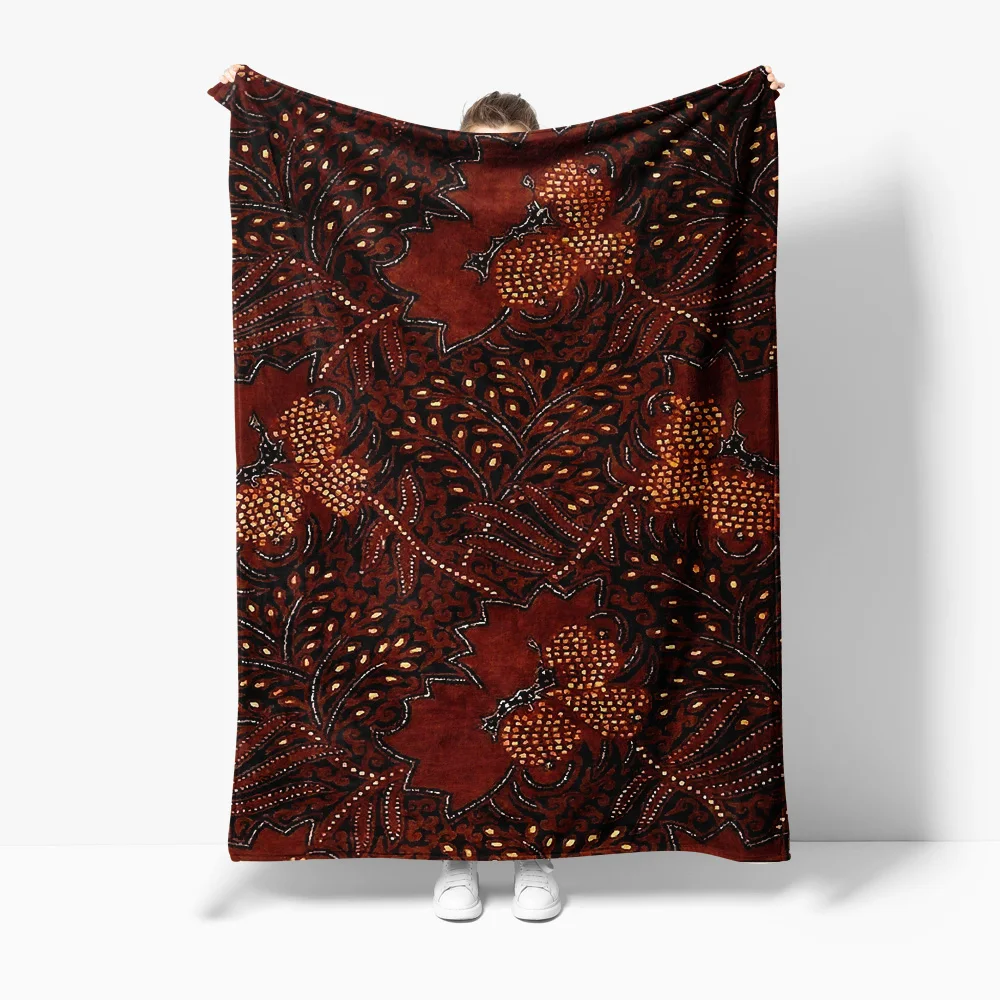 

Australian Aboriginal Dot Art Blanket Throw Soft Warm Fleece Blanket for Sofa Bed Decoration Gift