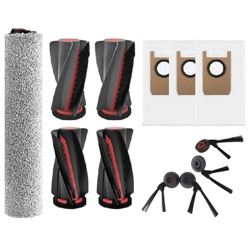 [NEWA66Z!】 12Pcs Vacuum Main Side Brush Rolling Mop Dust Bag For Eufy Omni S2 Vacuum Cleaner Replacement Parts