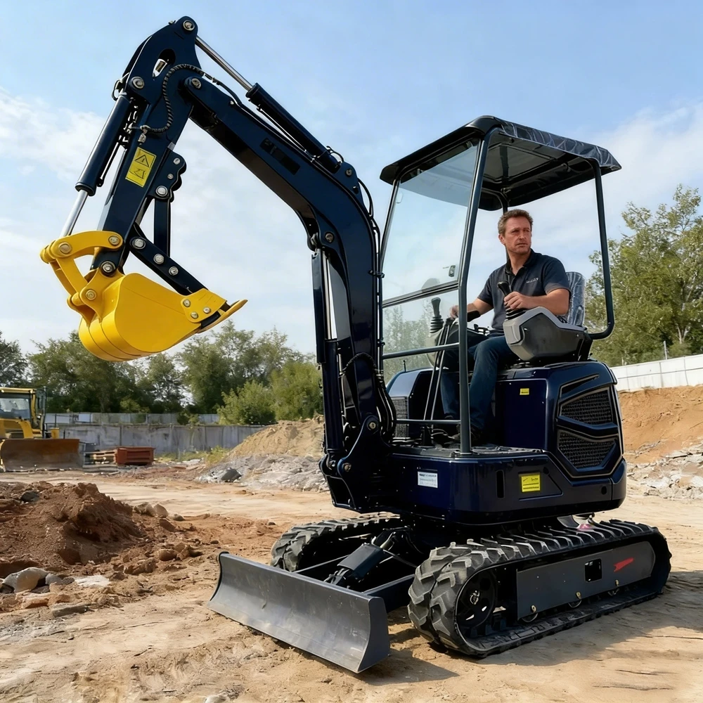 

Mini Excavator 1.8Ton Multifunctional Construction 0.8Ton 2.0Ton digger diesel engine CE EPA Euro 5 Fast Delivery
