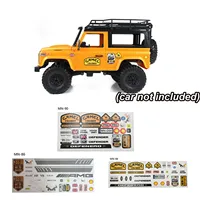 Remote Control Car Paper Sticker For 1/12 1/16 Climbing Model Toy To Mangniu Series MN90 MN90K MN91 MN91K MN45 MN45K MN99 MN99S