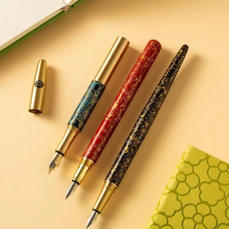 

Лаковая авторучка ручной работы, подарочная коробка, набор ручной работы с чернилами, бизнес-подарок, роскошный