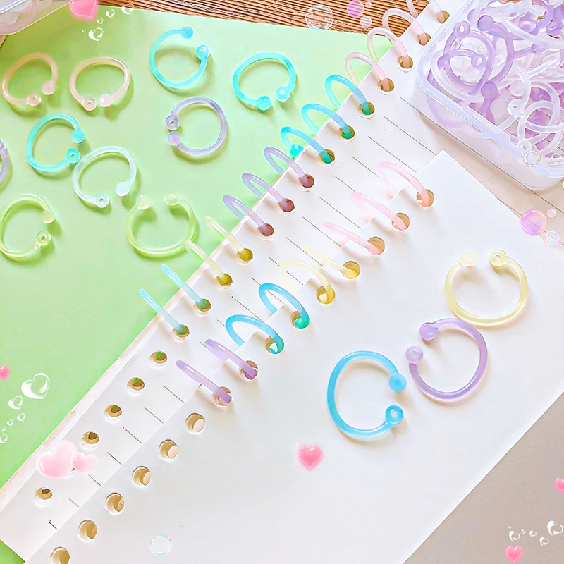 book accessories Card ring binder notebook Binding machine loose leaf ring stationery binder book binding supplies Binder ring