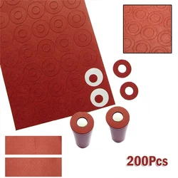 200PCS Li-ion Battery Insulation Gasket Barley Paper Battery Pack Cell Hollow Insulating Electrode Insulated Pads For 18650