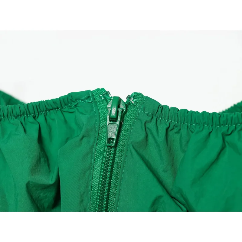 2026 Damen Langarm-Oberbekleidung mit Hohem Kragen und Verstellbarem Kordelzug Frühling Herbst Neuer Stil Damen-Kapuzenjacke Locker Geschnitten – Detail 10