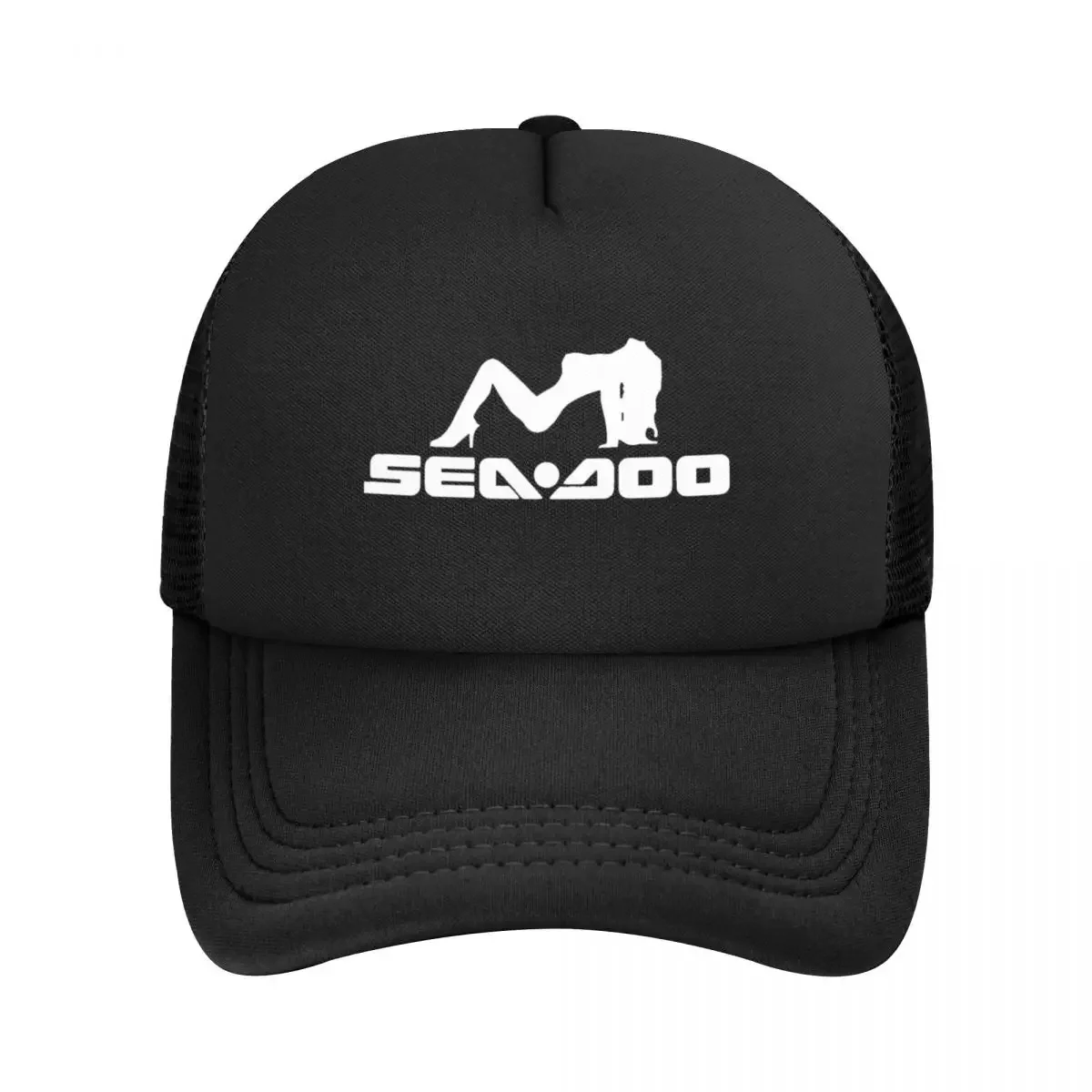 Seadoo Jetski Boats Logo Mesh Baseball Caps Unisex Fashion Trucker Worker Cap Watercraft Hats Adjustable Snapback Caps Summer