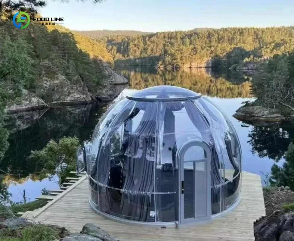 Modular Dome Tent Transparent Polycarbonate 360 View Star Bubble Room for Hotel Glamping Custom