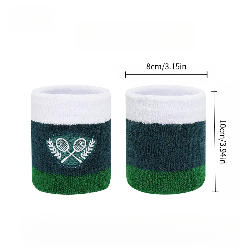 Athletic wristguards，Men's and Women's Tennis Sweat-Absorbing，Wrist Support Brace，Badminton Tennis Sweat Towel