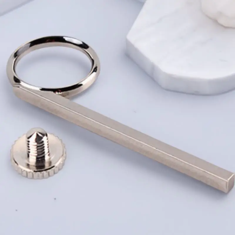 

2 Pcs Ring Hook Screw Trumpet Slide Small Accessories Finger Accessory Silver Valve
