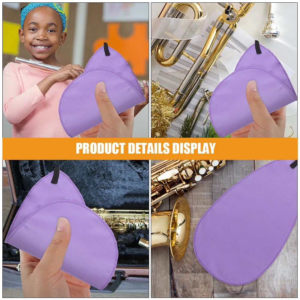 

4 Pcs Cleaning Cloth Clarinet Care Kit Musical Instruments Flute Accessories Maintenance Tools For Sax