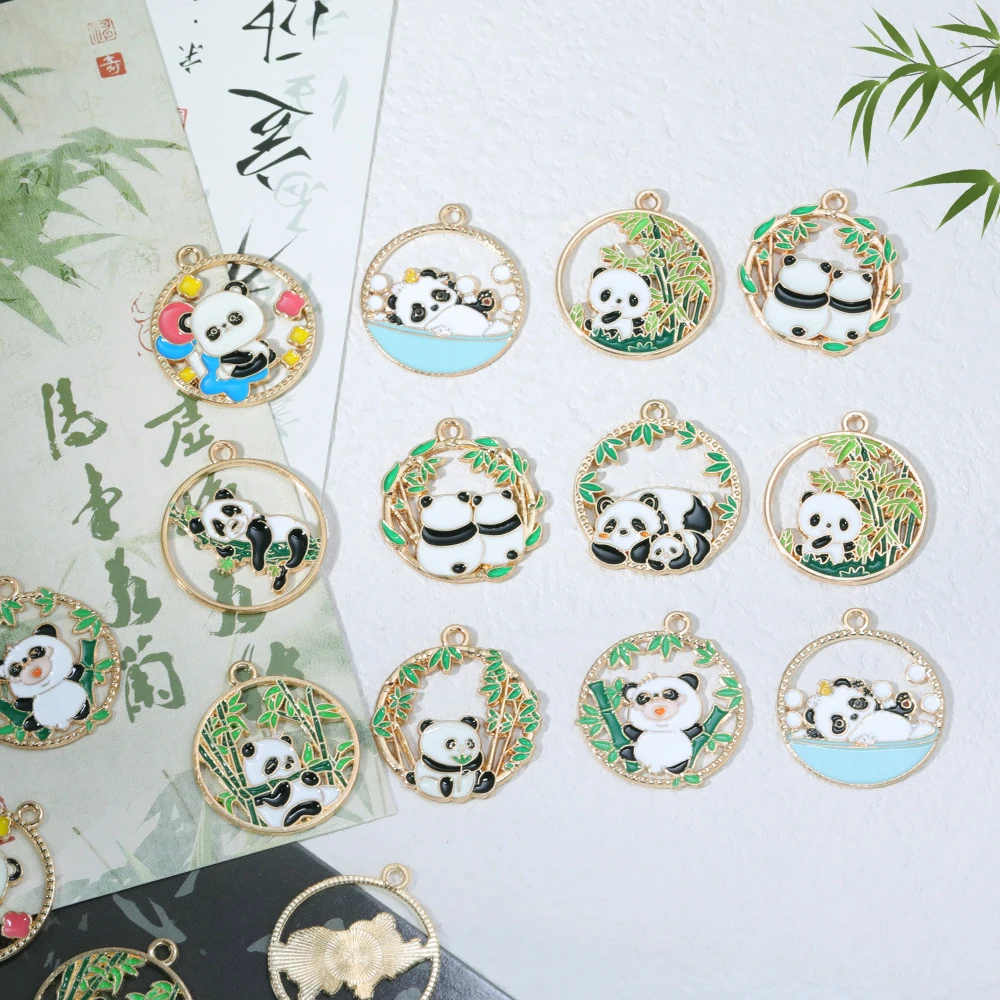 

Cordial Design 100Pcs Earrings Accessories/Panda Pendant/DIY Making/Hand Made/Alloy Charms/Jewelry Findings & Components #194275