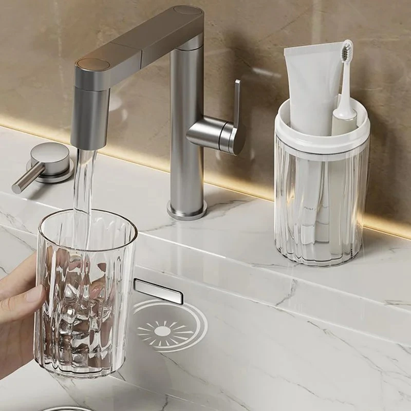 

Travel Portable Toothbrush Cup Bathroom Toothpaste Holder Storage Case Box Organizer Travel Toiletries Storage Cup