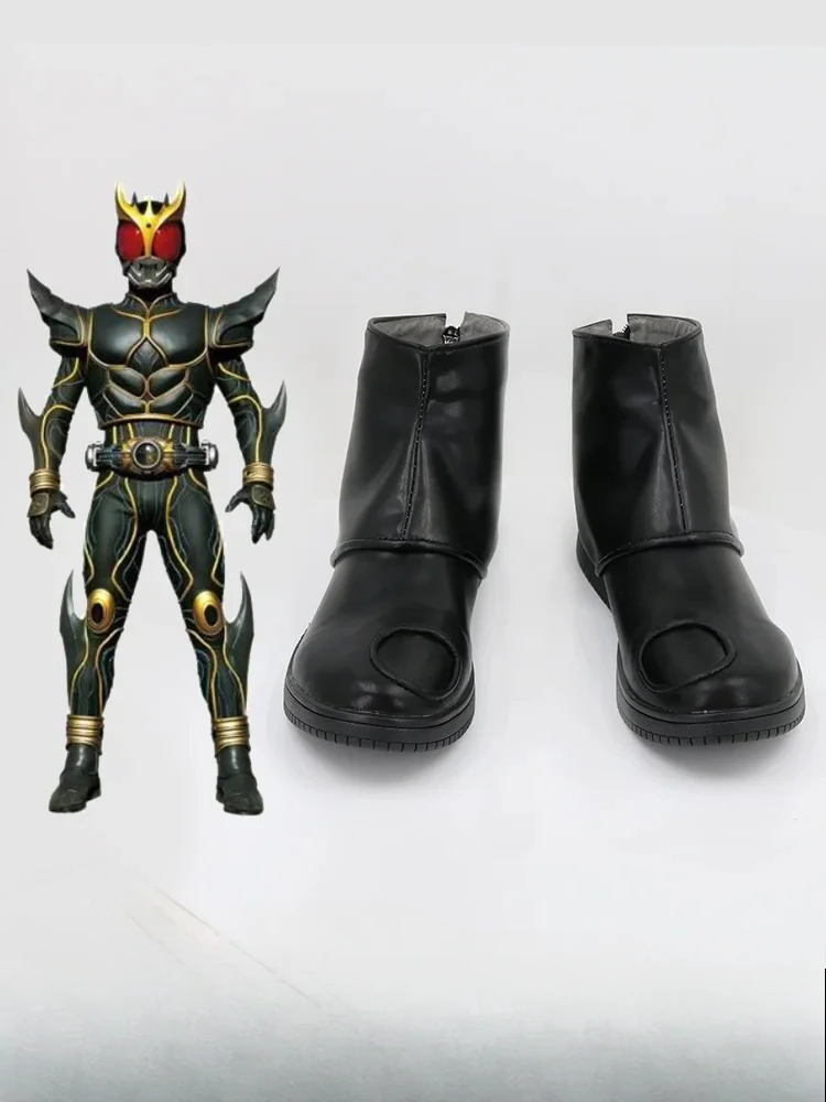 

Обувь для косплея в стиле аниме Kamen Rider, сапоги в маске Rider Kuuga, аксессуары для костюмов на Хэллоуин, реквизит