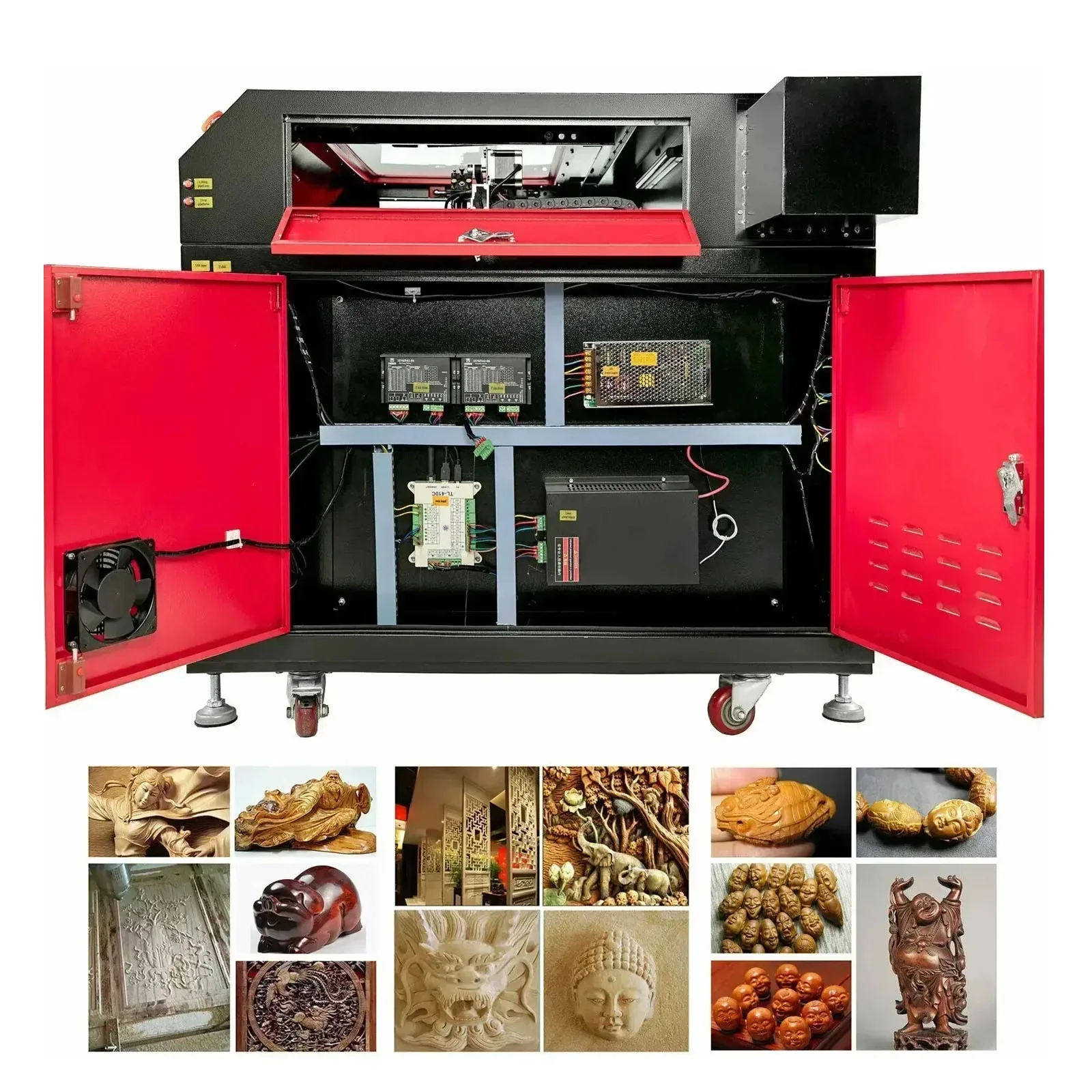 Sihao الليزر حفارة 100 واط آلة الحفر بالليزر CO2 90x60 سنتيمتر RUIDA Lightburn النجارة لتقوم بها بنفسك أداة طابعة CNC USB