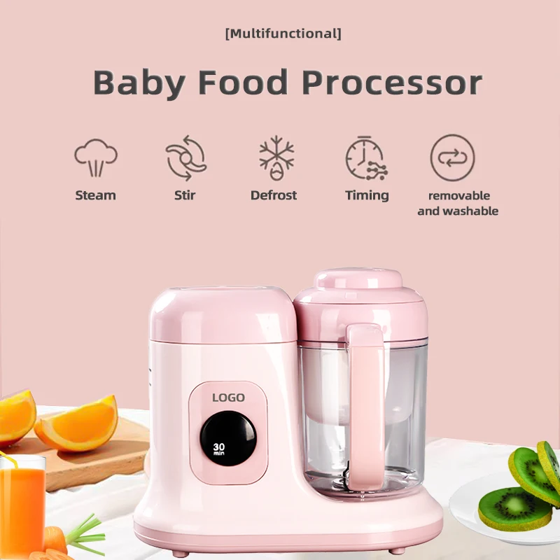 Machines de cuisson des aliments pour bébé, robot culinaire pour bébé avec vapeur, mélangeur multifonctionnel, fruits Pu123, machine exécutive