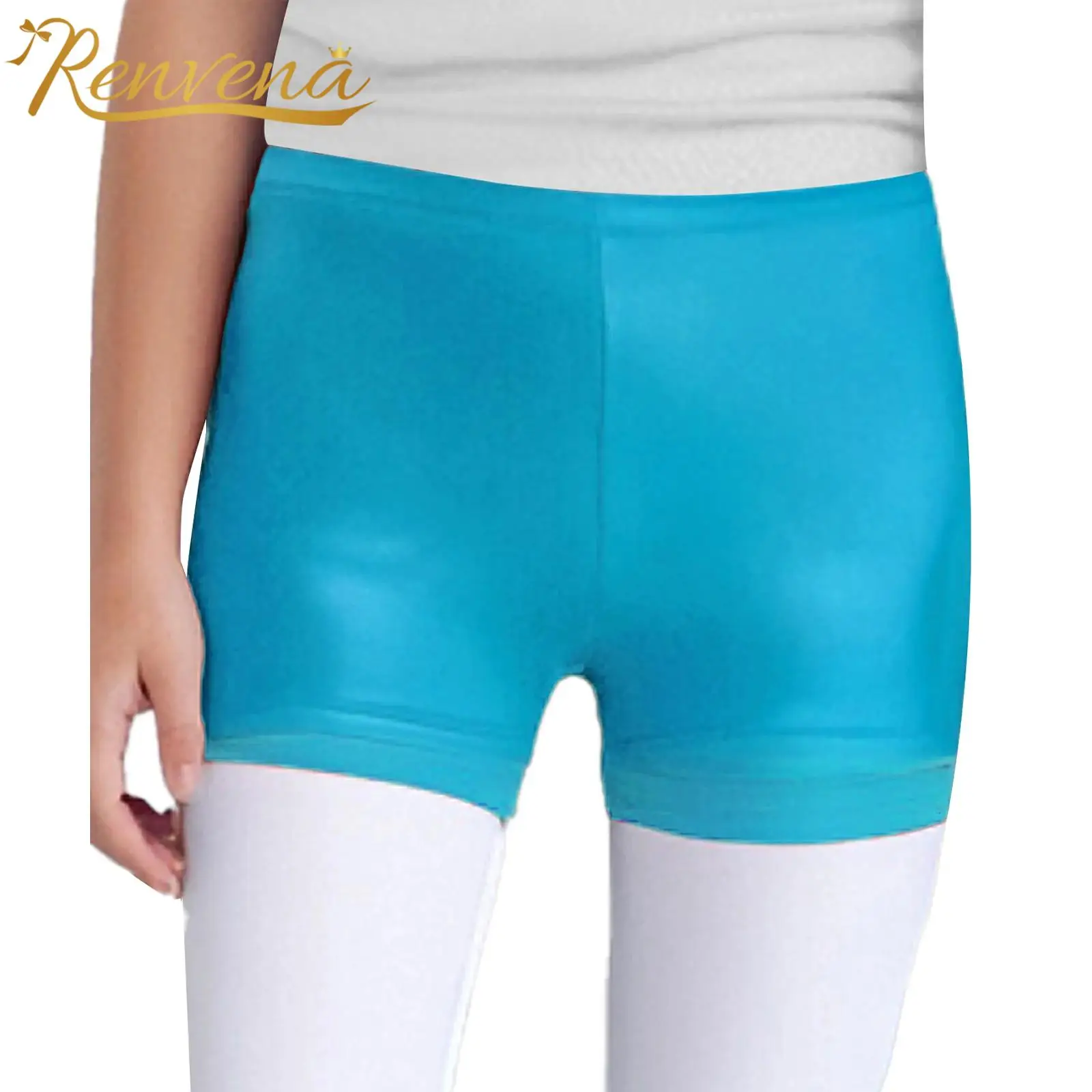 Children's Shorts Shiny Dancewear Kids Girls Ballet Dance Shorts Gymnastics Bottoms Hiphop Jazz Dance Performance Disco Costumes