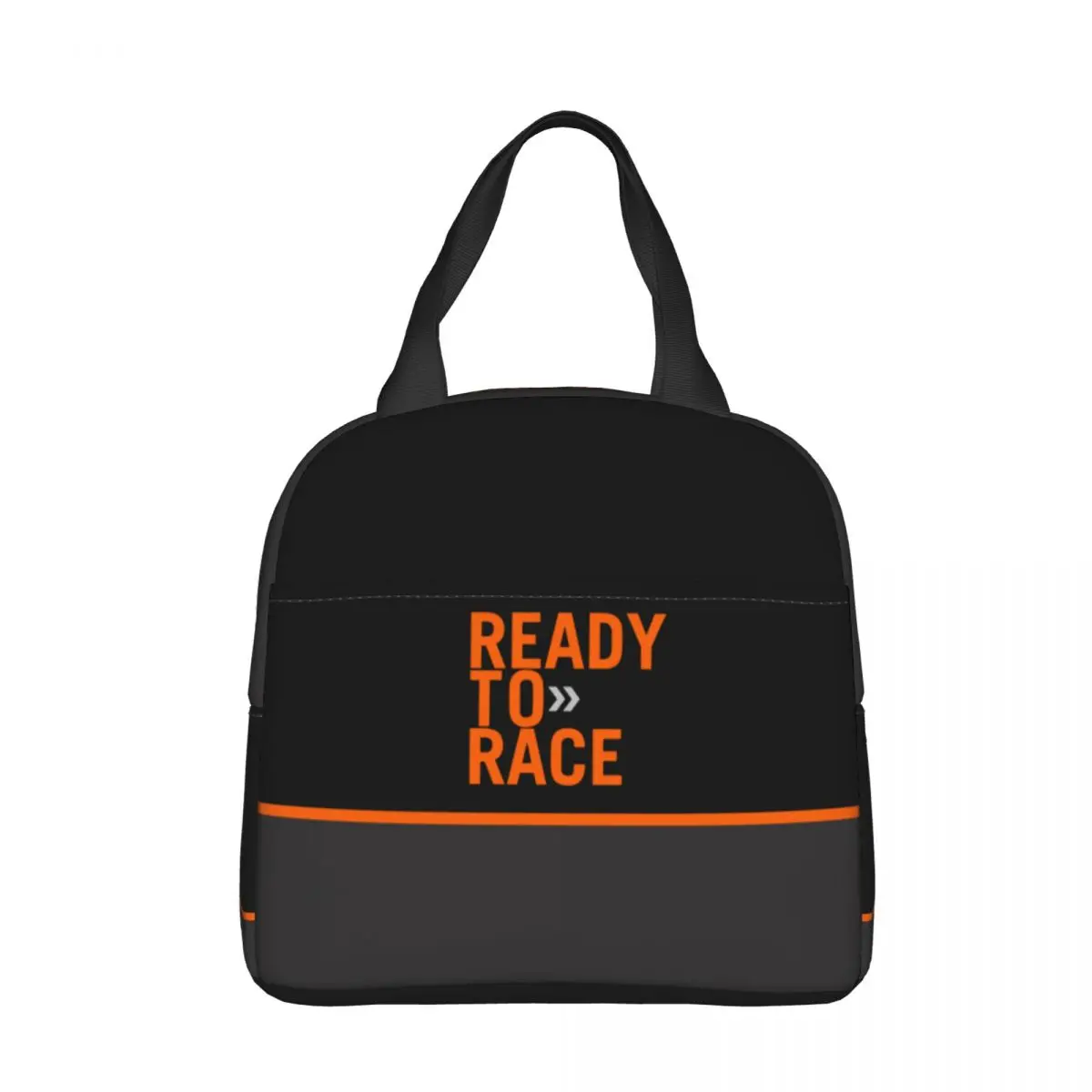 Motor Ready To Race Enduro Cross Insulated Lunch Bag Thermal Bag Lunch Container High Capacity Tote Lunch Box Men Work Travel