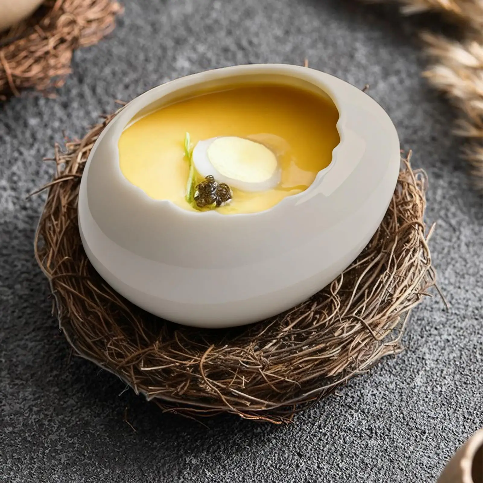 

Salad Bowl Rustic Serving Container Table Decor Steamed Egg Bowl Snack Dishes for Salad Soup Side Dishes Home Apartment