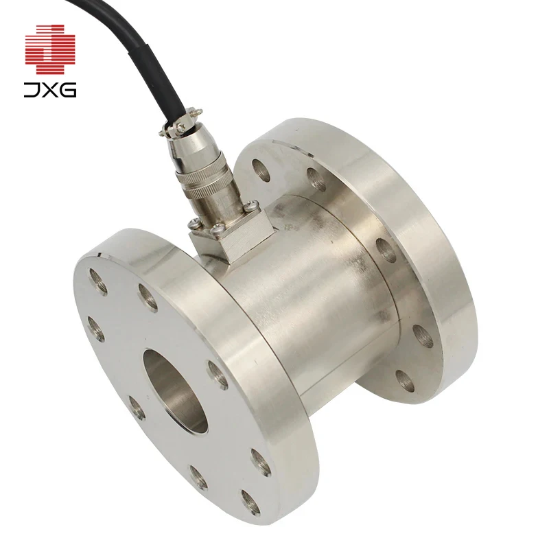 Non-Continuous Flange Static Torque Transducers Double Flange Torque Sensor 20Nm/200Nm/2000Nm Aviation Plug for Precision Measur