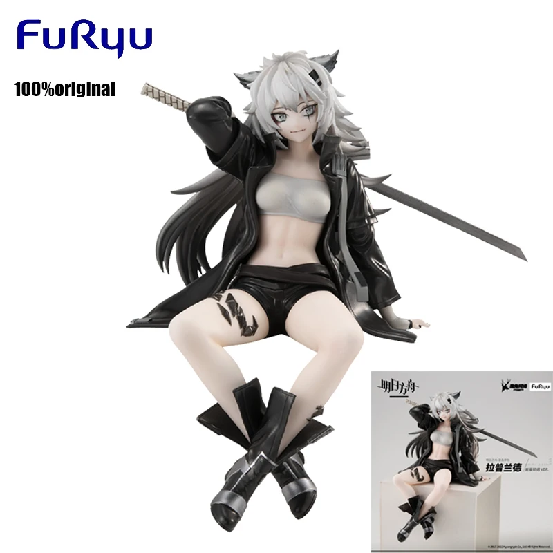 

In Stock Original FuRyu Arknights Lappland Noodle Stopper Anime Figure 14Cm Action Figurine Model Collection Toys for Boys Gift