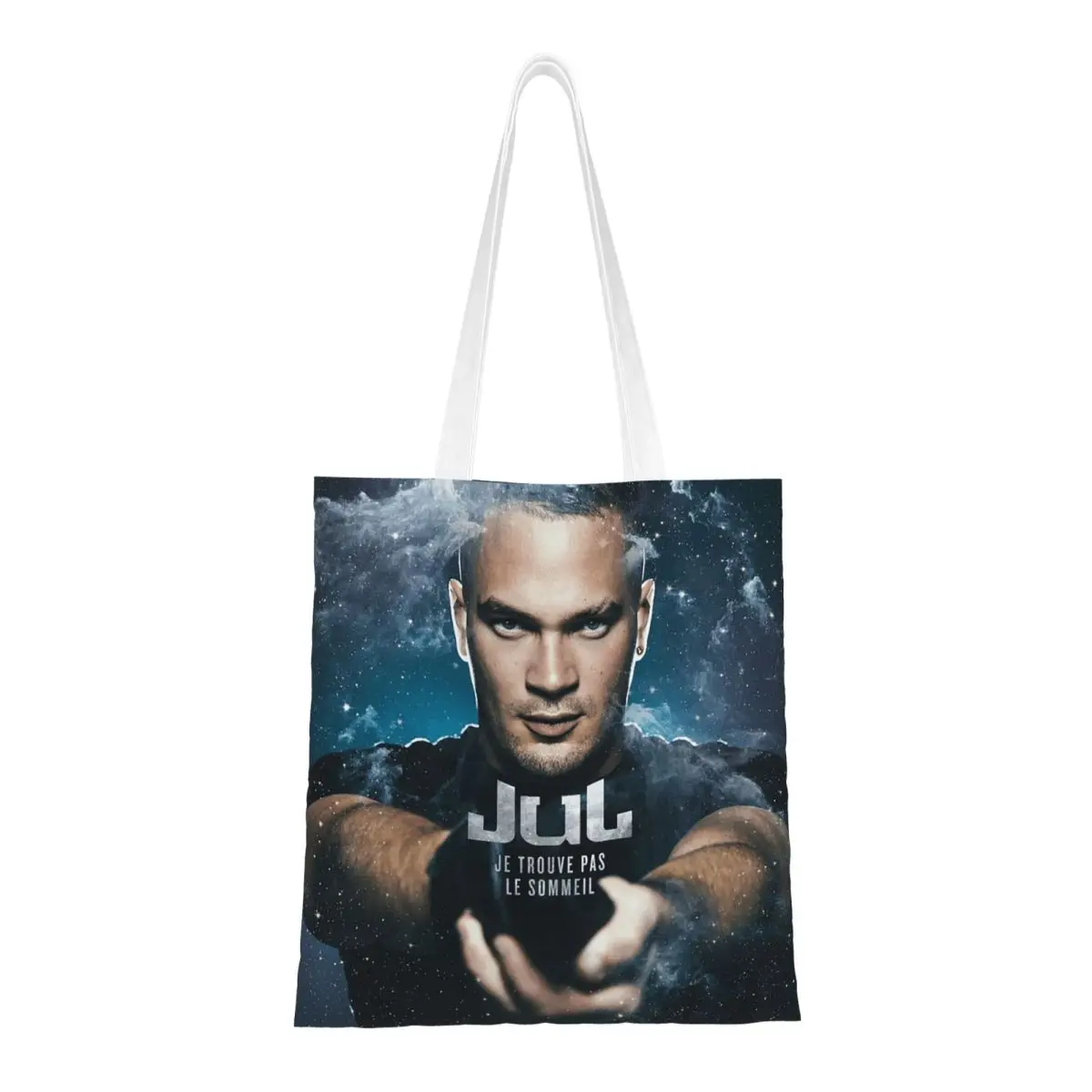 JuL Cest Pas Des Lol أكياس التسوق الفتيات قماش حمل حقيبة قابلة للطي المرأة حقيبة كتف حقيبة يد للسفر