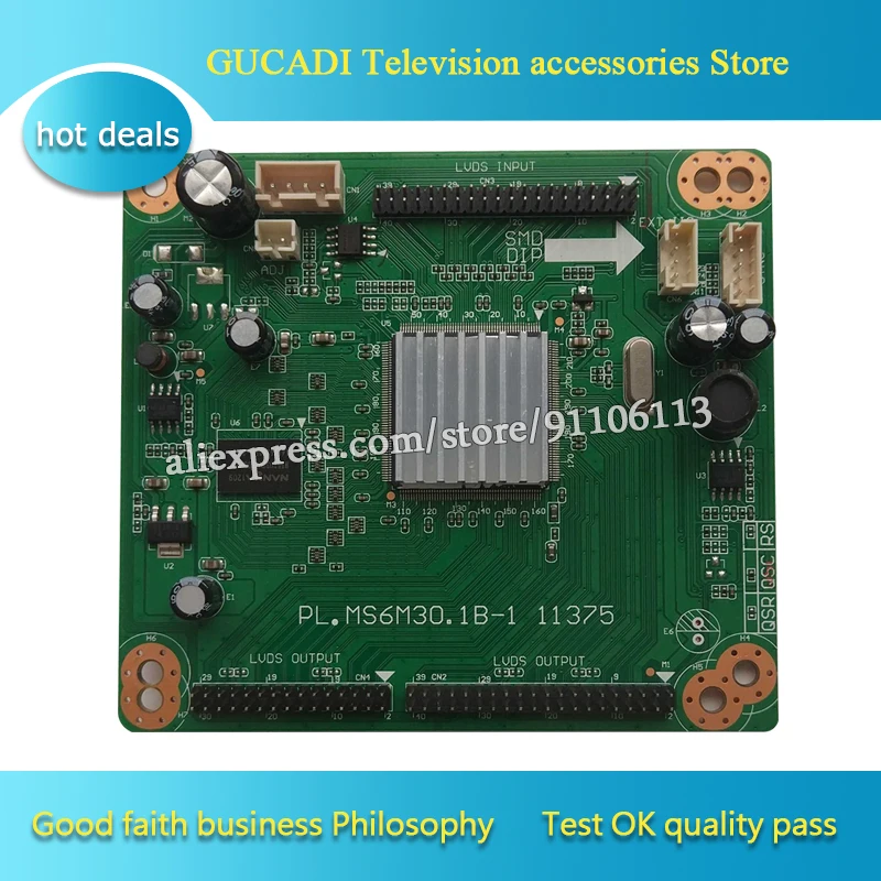 For Universal 120Hz frequency doubling board adapter board conversion board PL.MS6M30.1B-1 11375 good working