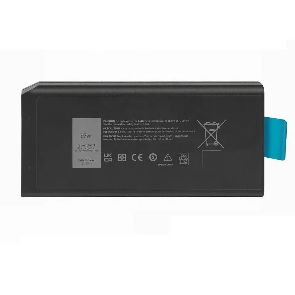 Bateria do Portátil para Dell Latitude 14 E5405 5405 E7404 7404 4xkn5 Vcwgn 09fn4 97wh X8vwf Notebook Novo X8vwf
