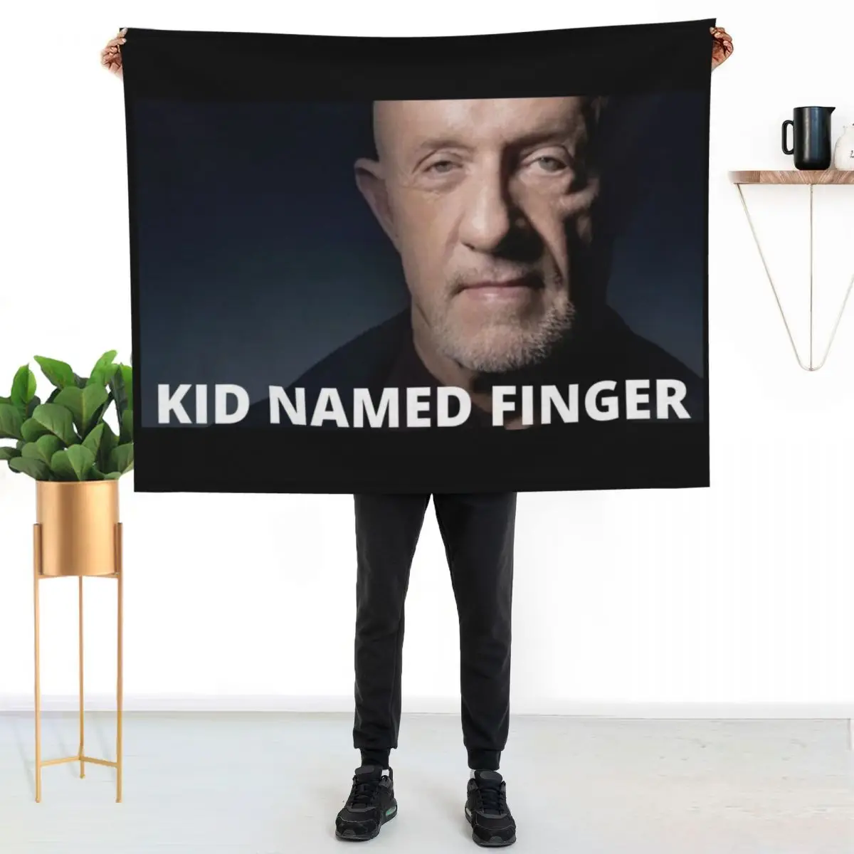 kid named finger Throw Blanket All Weather Soft Throw Blanket for Sofa