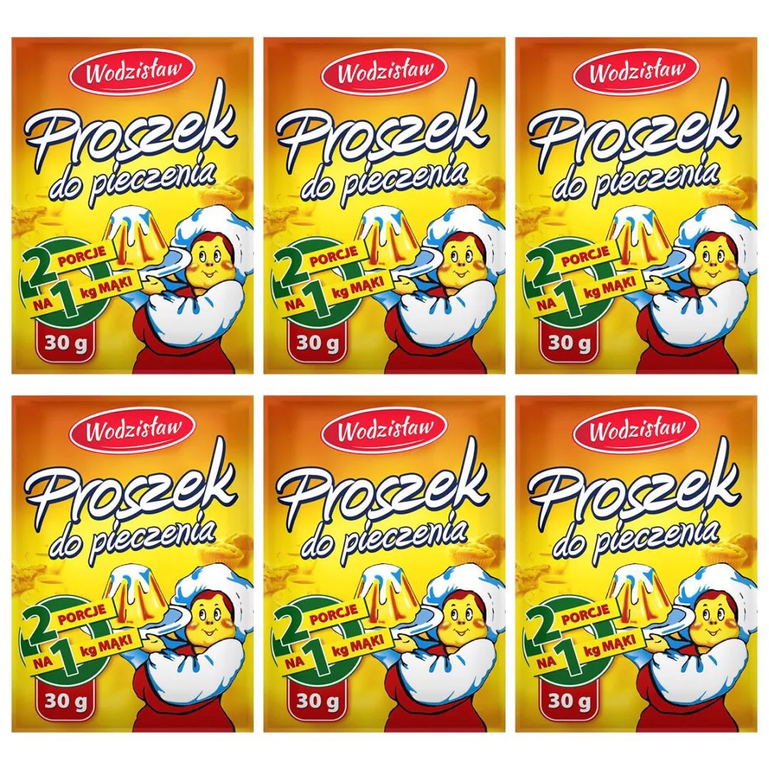 Wodzisław Proszek do pieczenia 30 g x 6 sztuk