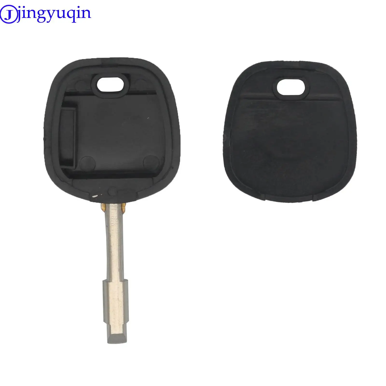 Jingyuqin capa de chave remota para Ford Focus Mondeo KA JMC Jaguar XJ8 Transit Connect com ranhura de chip