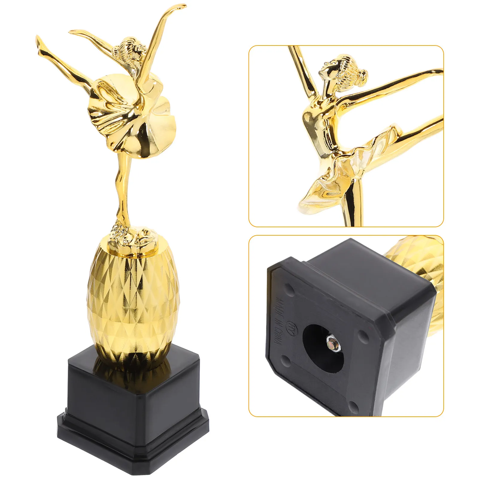 Ballet Award Cups Personalized Dancing Trophy Exquisite Craftsmanship for Dance Parties School Events Office Competitions