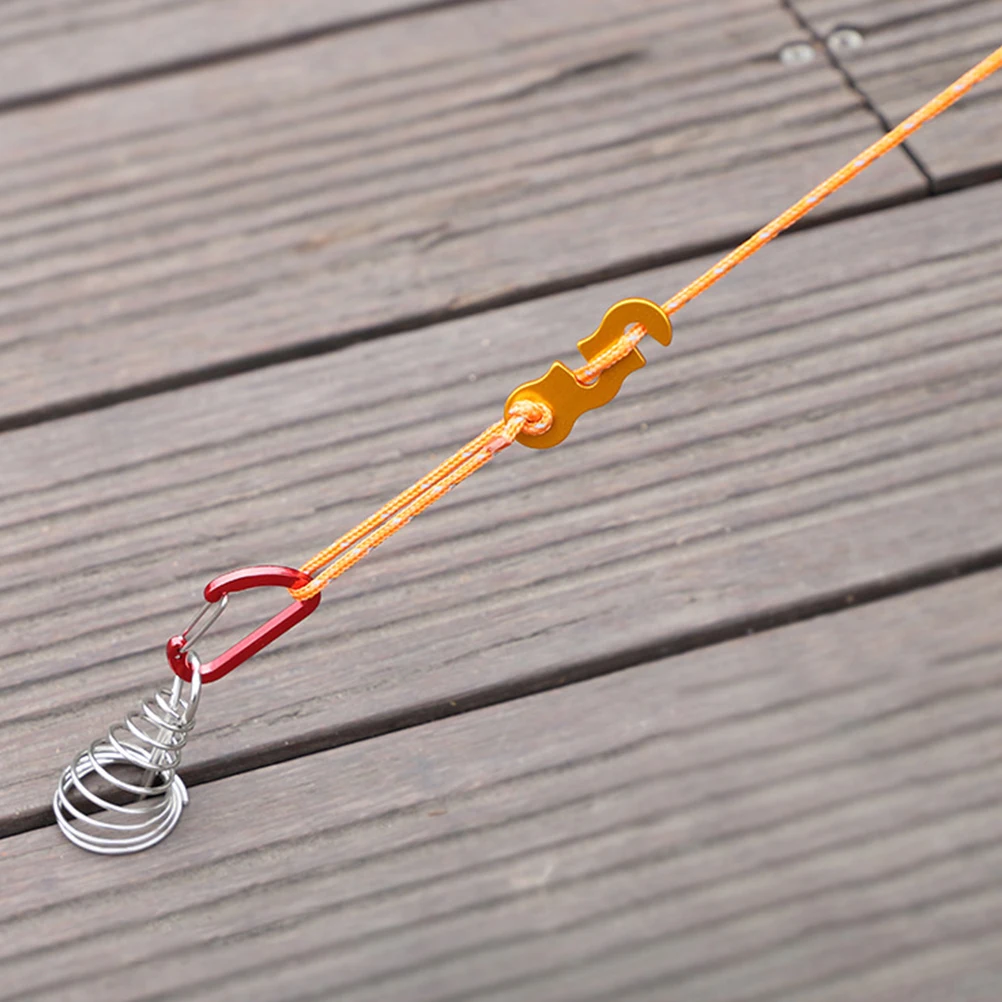 

10pcs Tent Rope Buckle Durable Wind Rope Fastener Adjustable Parachute Cord Buckle For Camping Canopy Outdoor Lightweight Strong