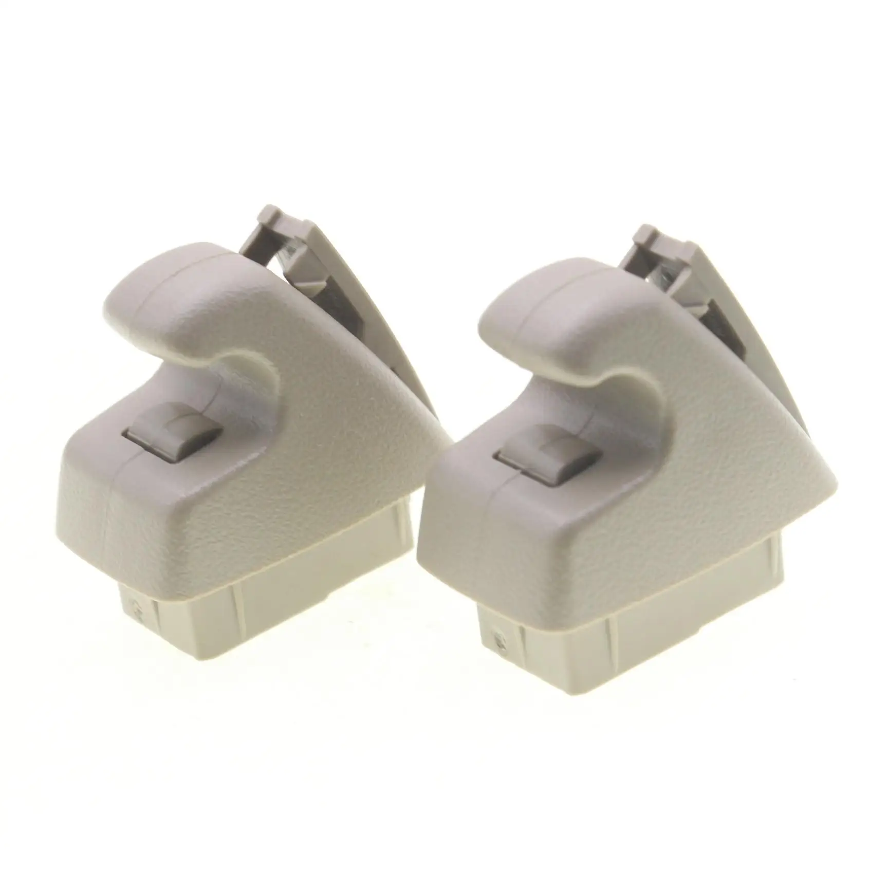 2 Pcs Beige Sunshade Retainer Support Clips For Chevrolet Silverado Tahoe GMC Yukon Cadillac Escalade Interior 15882854 Fastener