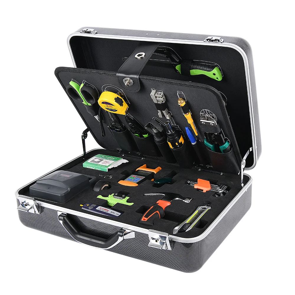 Fiber Optic Termination Kit, Fiber Optic Tool Kit with Suitcase