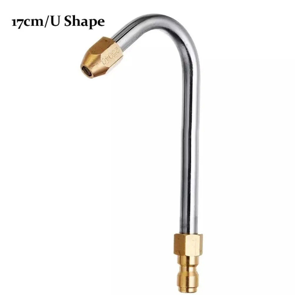 30° /90° /U-Shape Pressure Car Washer Angled Lance Extension Spray Wand Nozzle High Pressure Cleaning Machine Nozzle