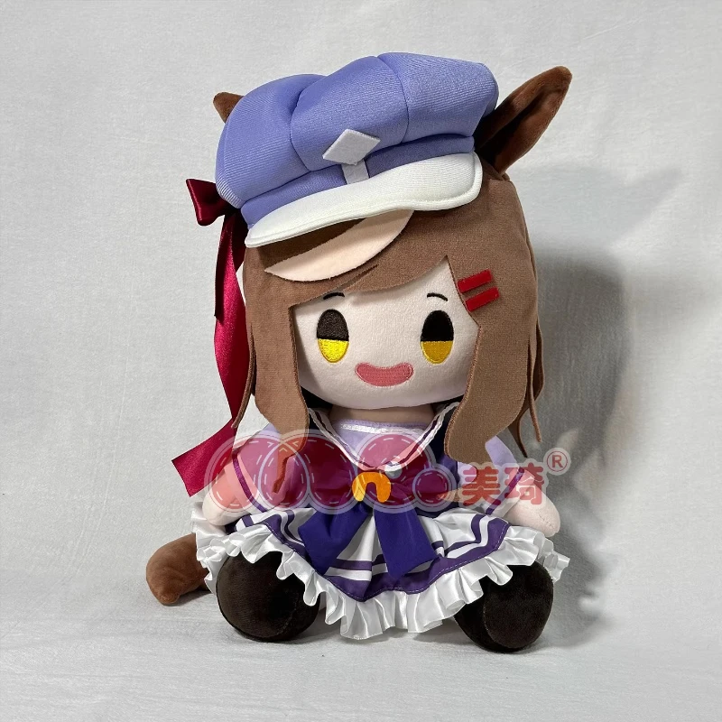 30cm Anime Girl Attributes Mejiro Kawaii Cosplay Sitting Posture Soft Cotton Doll Cartoon DIY Toy Figures Fans Collection Gifts