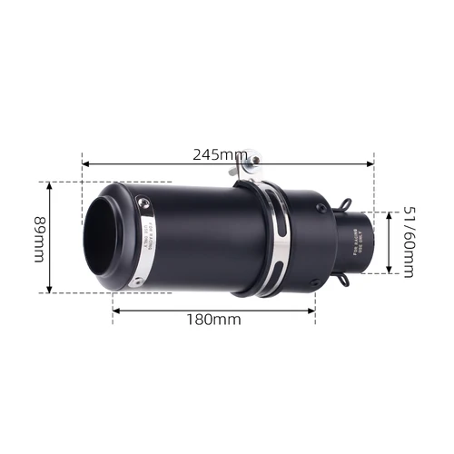 Imagen 2 del producto Silenciador de tubo de escape Universal para motocicleta, 51mm, con DB Killer, adecuado para Z400 R25 MT03 ninja400 NVX155 GSXR150 PCX zx4r 250SR