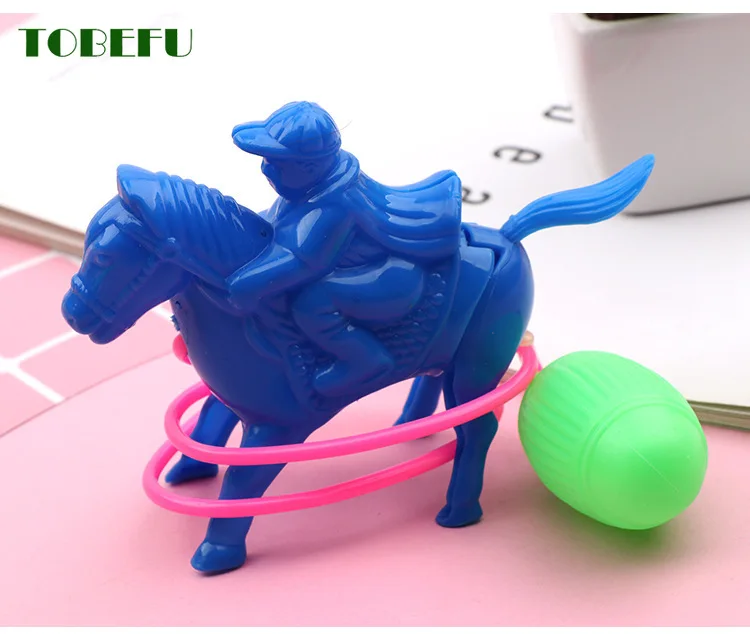 Nostalgic Toys Air Pressure Jumping Frog New Children\'s Horse Wire-Controlled Airbag Blow Molding Will Jump Frog Animal Toy