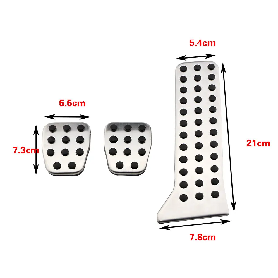 Car Pedals for Mazda CX-3 CX-4 CX3 2014-2021 CX5 CX-5 2012-2021 CX8 CX-8 2017-2021 CX9 CX-9 2016-2020 Pedal Cover Pads