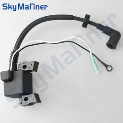 6BV-85571-01-00 Ignition Coil Assy with CDI for Yamaha Outboard F4 4-Stroke 6BV-85571